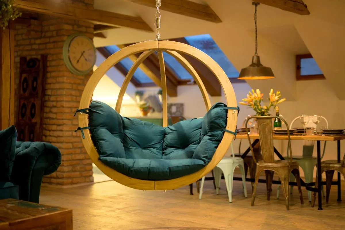 Image 6 of Bohemian Chic 2 Bedroom 2 Bathroom Loft with Hanging Chair