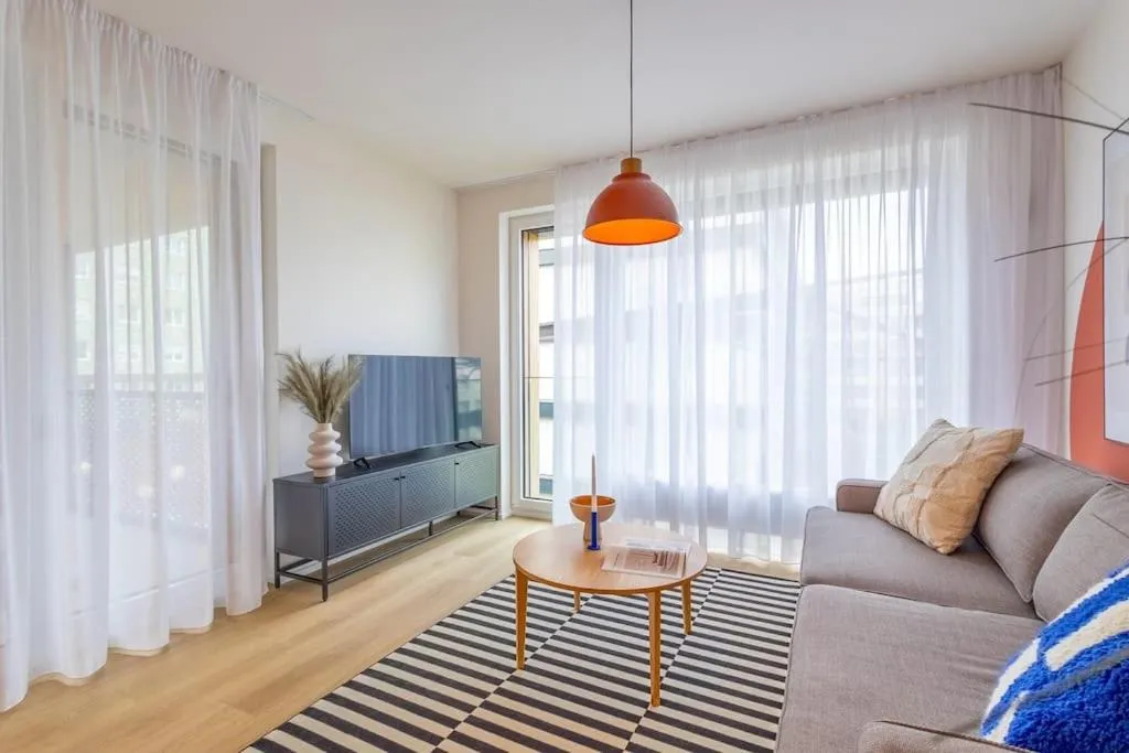 Image 6 of Design apartment • Balcony • Free Parking • Yoga • 10 mins to center