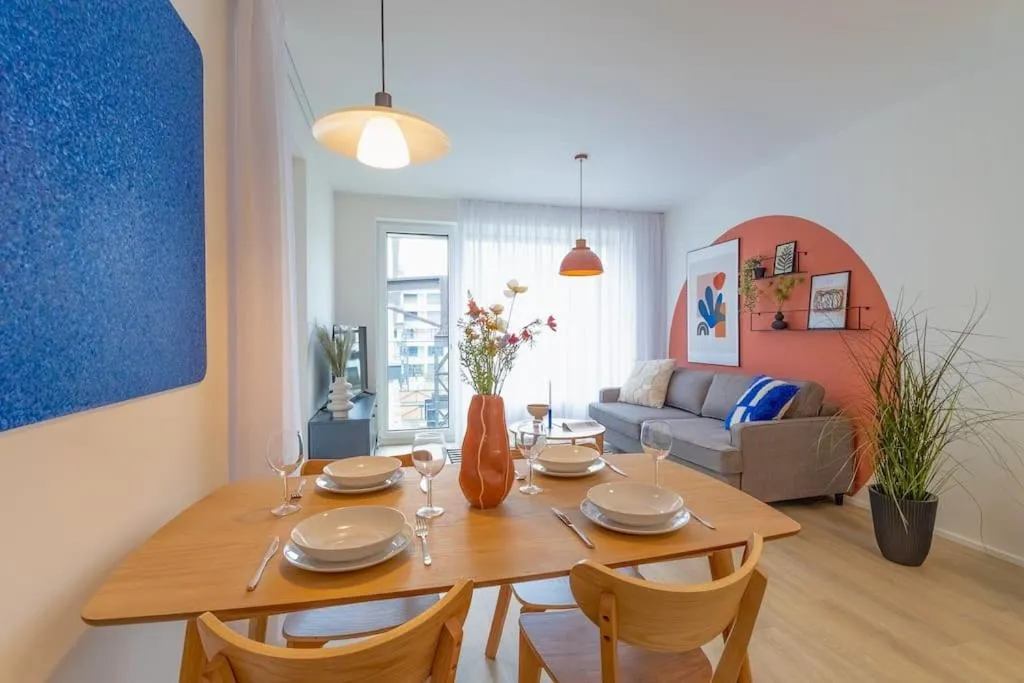 Image 4 of Design apartment • Balcony • Free Parking • Yoga • 10 mins to center
