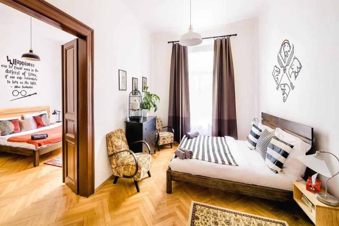 Image of Harry Potter’s apartment in Prague center