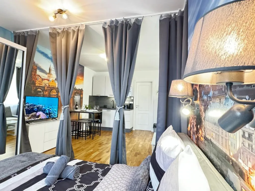 Image of New modern-style apartment with balcony in the Prague 2