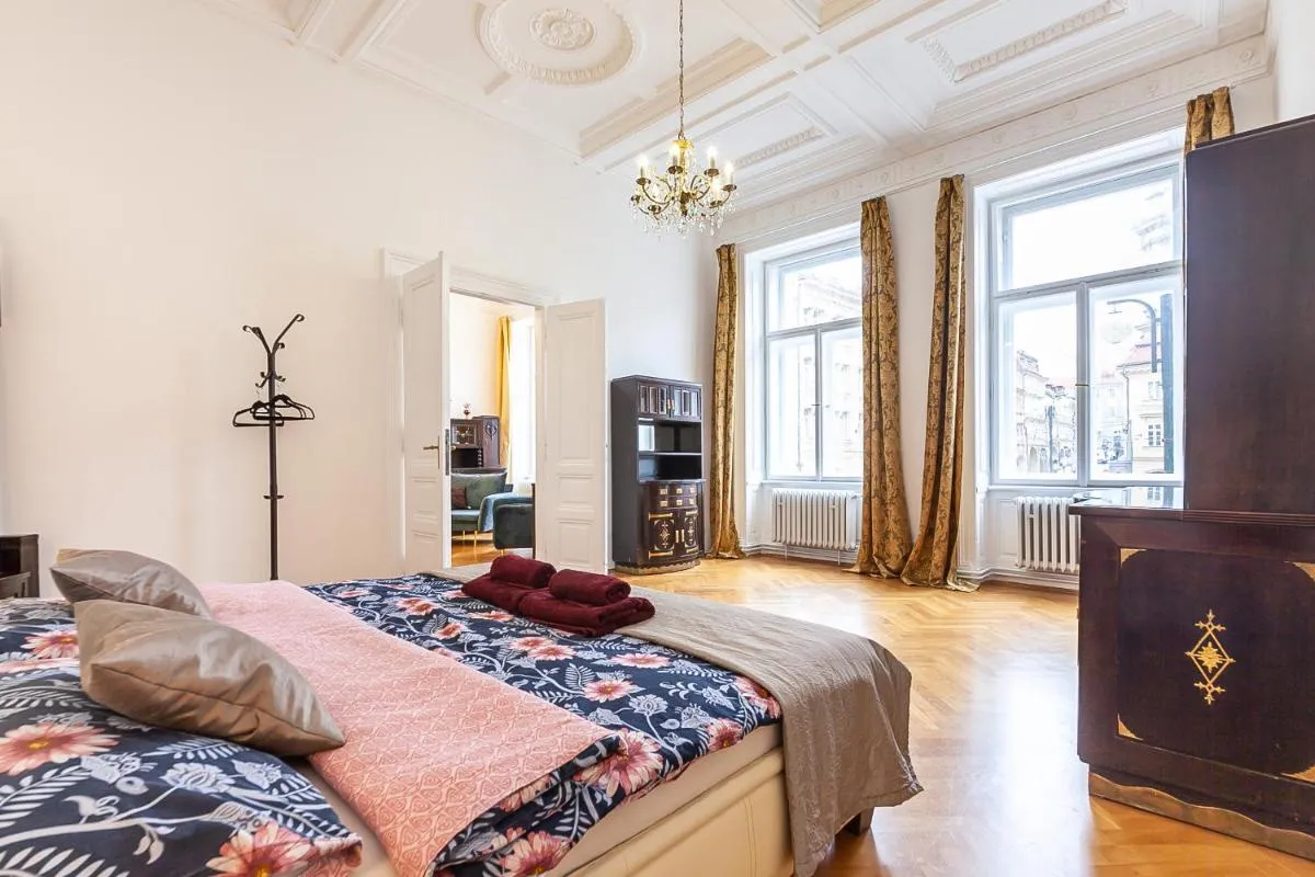 Image 1 of Royal Apartment by Charles Bridge view of Saint Nicholas Church