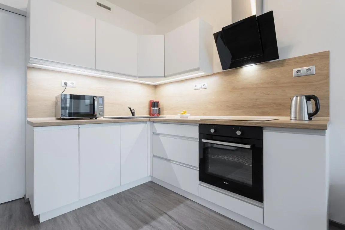 Image of Yellow apartment with PARKING