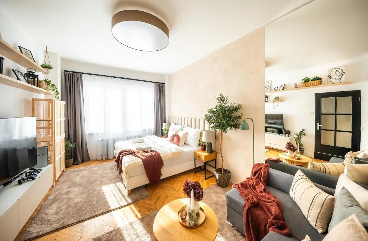 Image 1 of 2BR 1,5Bath Chic City Suite near Wenceslas Square