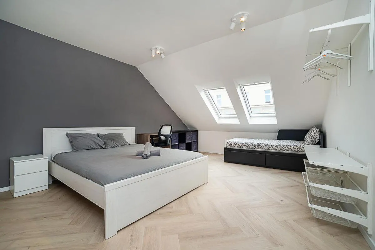 Image 1 of Big 4-bedroom flat, terrace with great Vítkov view