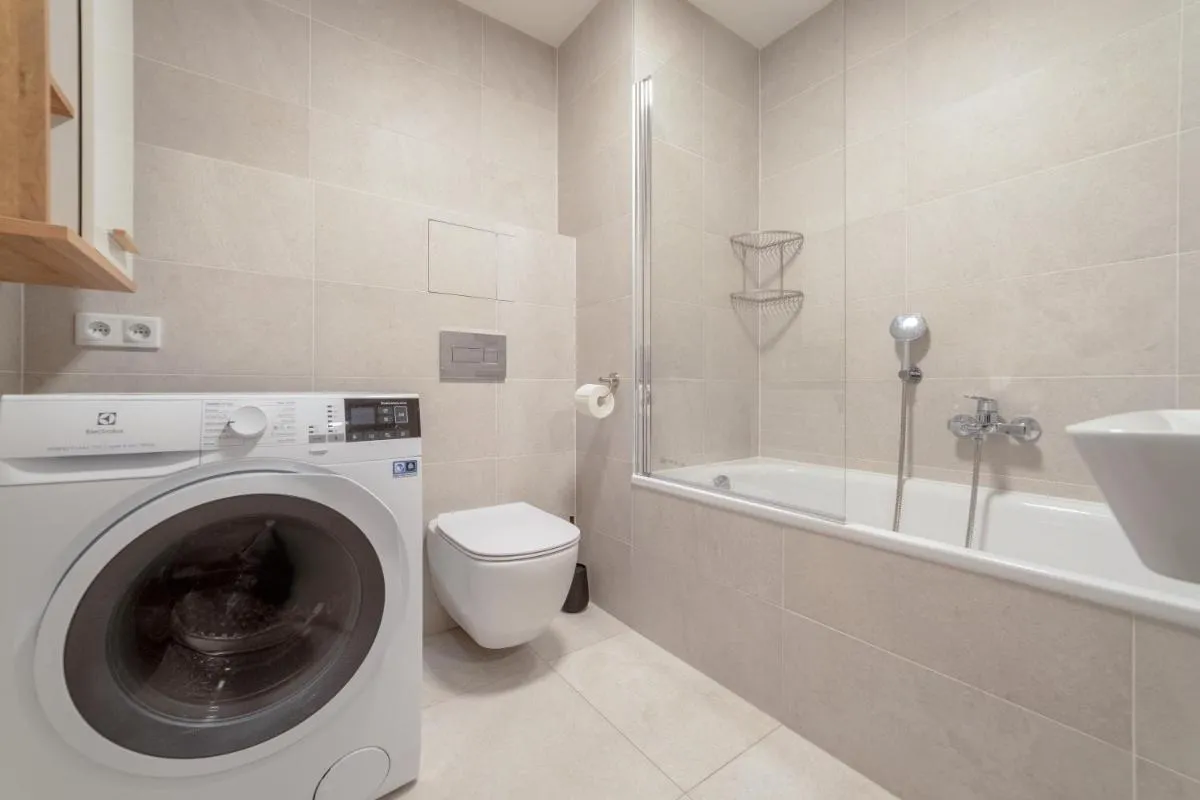 Image 2 of Chic Prague Living at Vista Serenity Apartment with Balcony