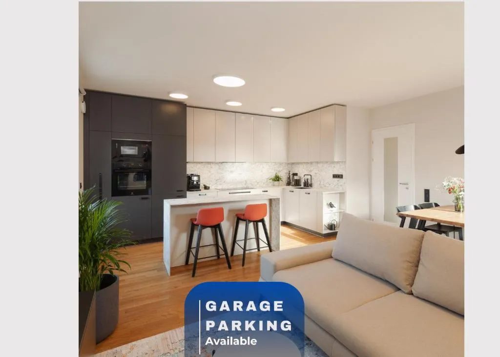 Image of Luxury Sunny Home – Garage Parking, Metro, Balcony, PS5 with games