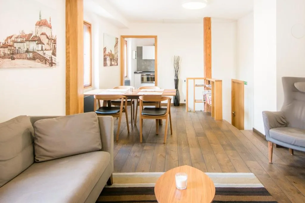 Image of Modern Apartment in a Picturesque 15th-Century Building