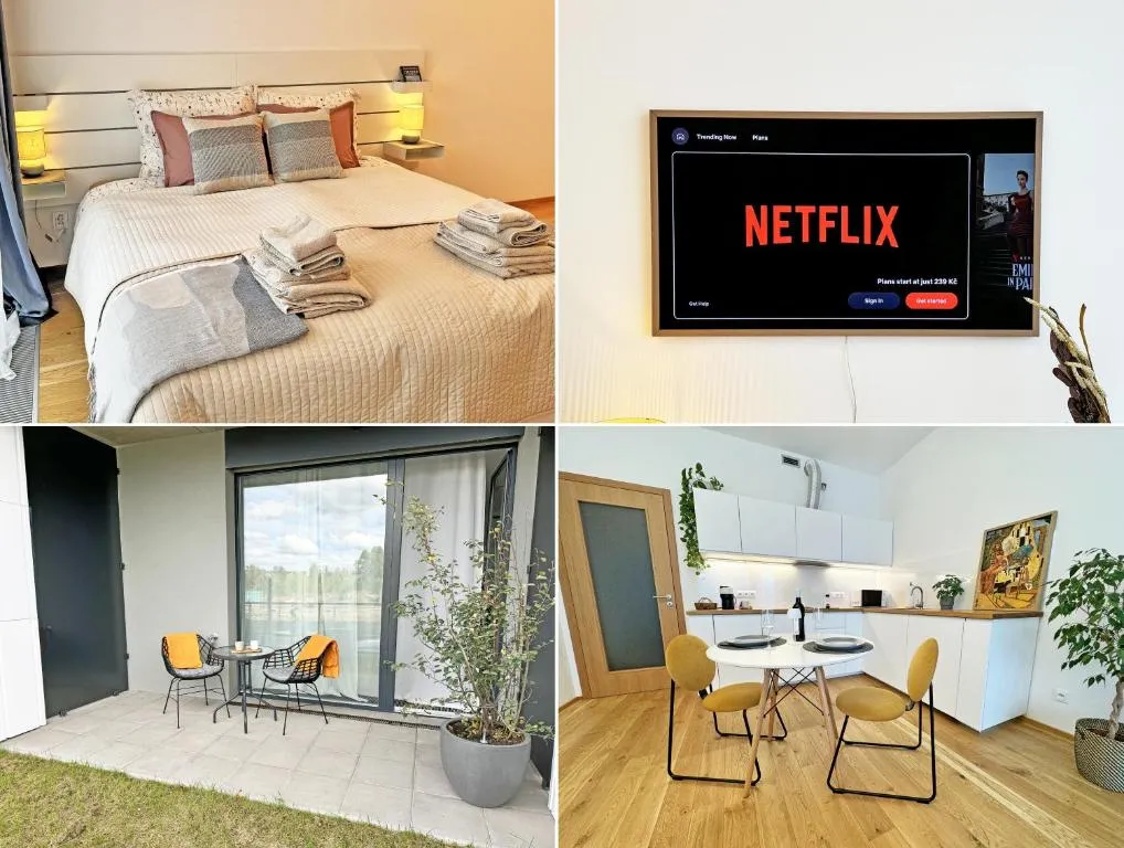 Image of New studio, King bed, Free parking, Terrace