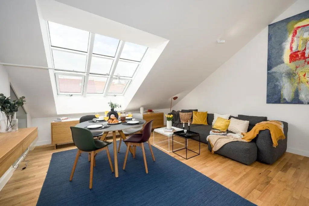 Image of Prague Days – Attic Apt – Workspace – 100 Mbps Wi-Fi – Park Nearby