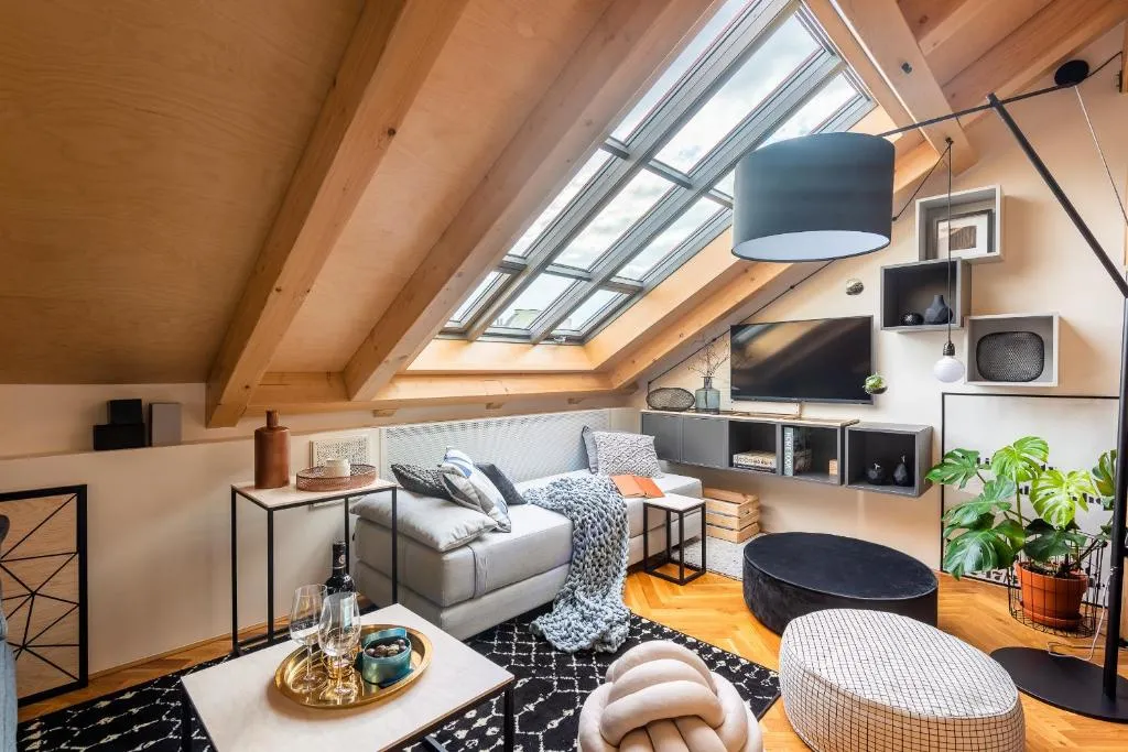 Image of Prague Days – Stunning Loft – AC – Zizkov Tower