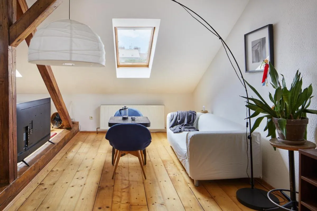 Image 1 of Prague Days – Sunlit Attic Loft in Vinohrady