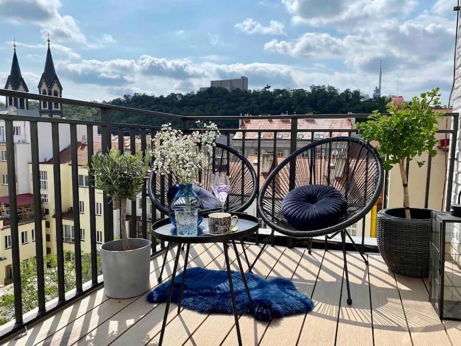 Image of Romantic Terrace Studio in Karlín