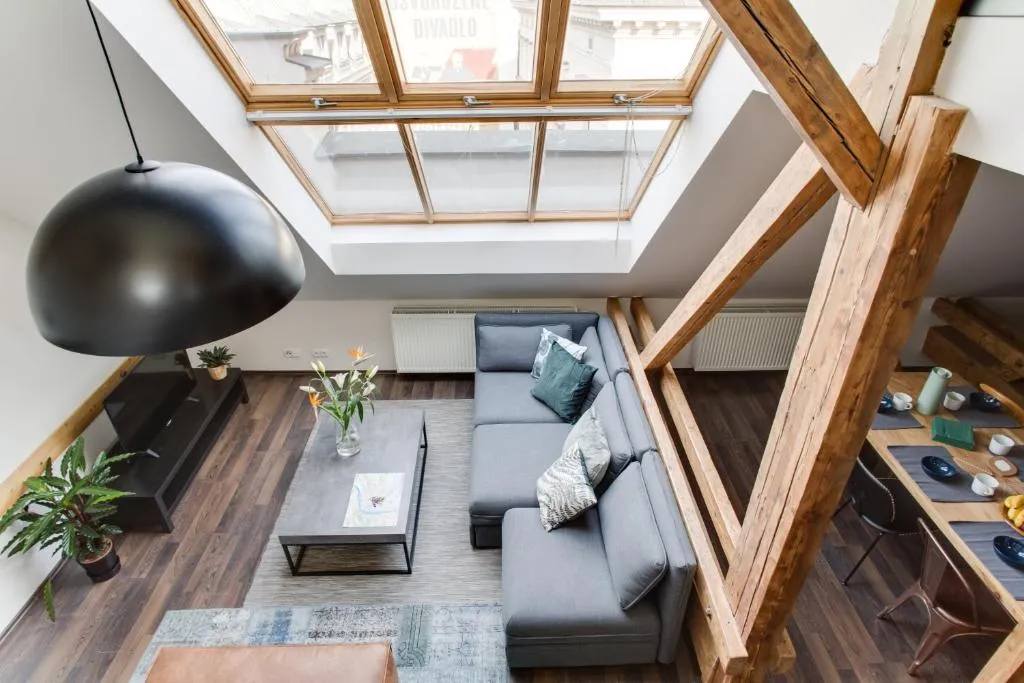 Image of Ultimate Prague 1 experience – Duplex, Roof Top Terrace, Prague Castle View, free parking over weekends
