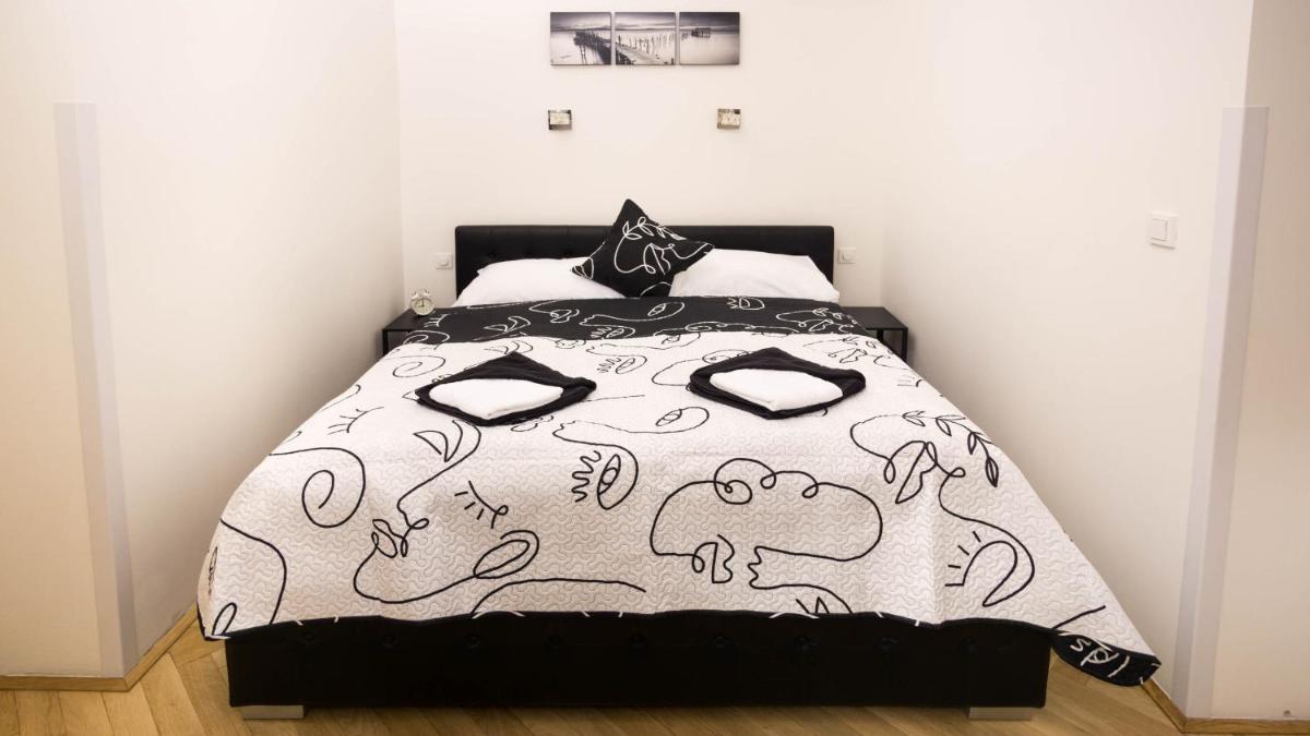Image 4 of Black & White Apartment Prague by Wenceslas Square and Muzeum