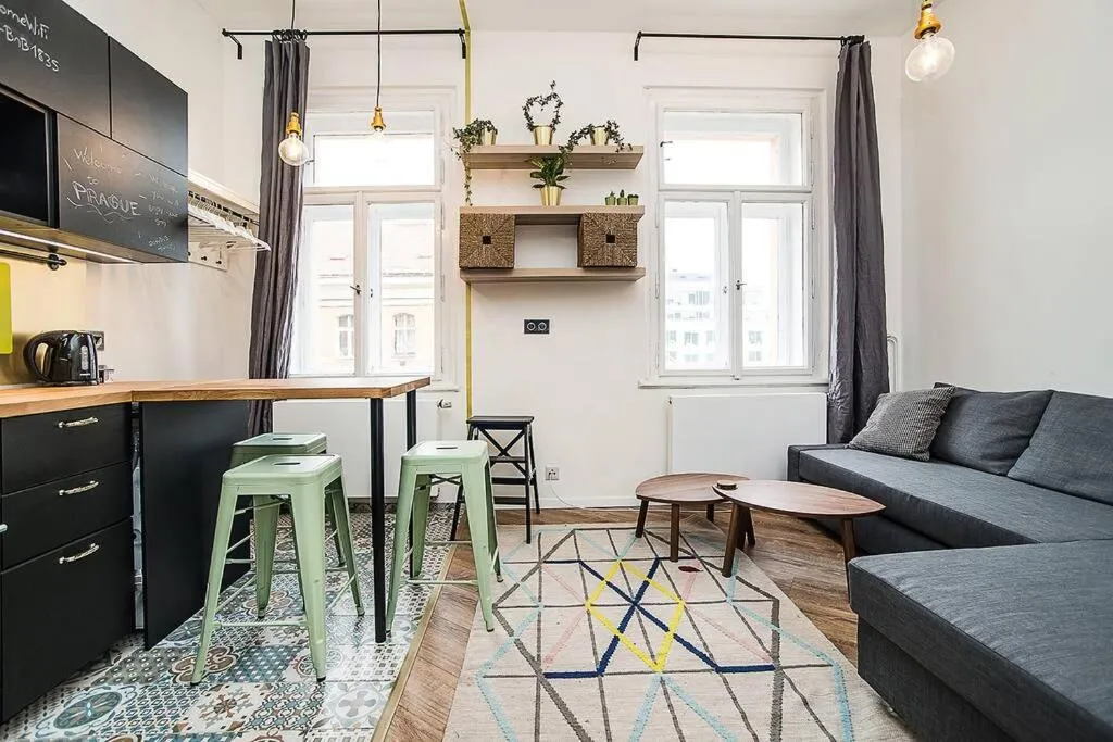 Central designer studio by beautiful park & church