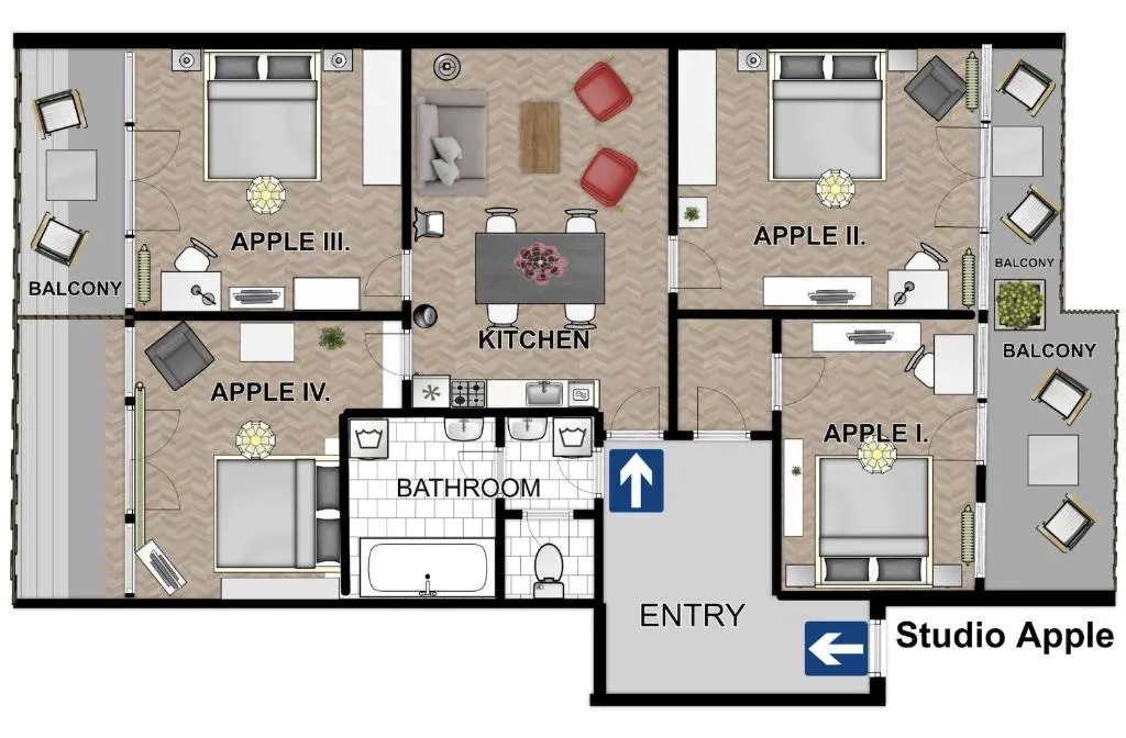 New Town – Apple Apartments