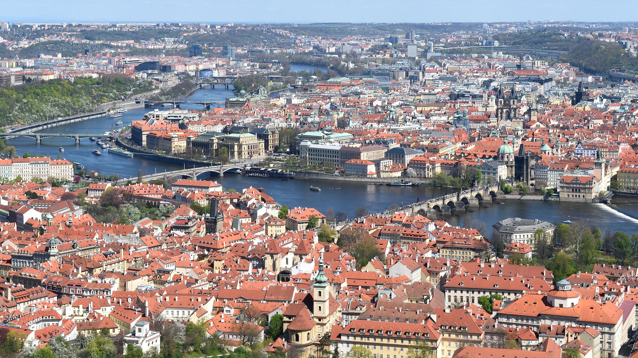 Petřín Hill in Prague